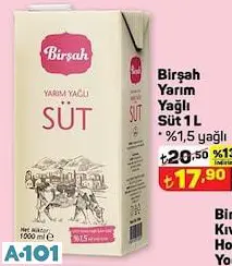BİRŞAH YARIM YAĞLI SÜT